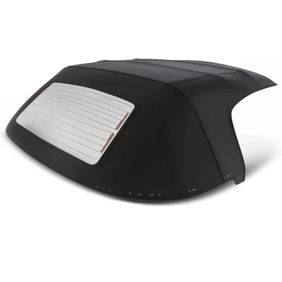 Black Convertible Soft Top with Glass Window