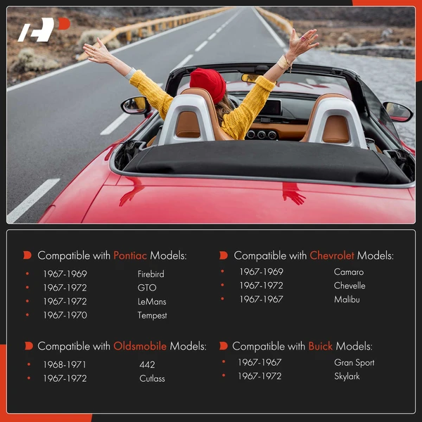 Convertible Top Lift Motor Pump for Chevy Chevelle 1967-1972 Camaro Malibu Buick