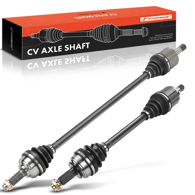 2 Pcs Front CV Axle Assembly