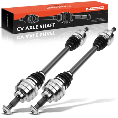 2 Pcs Rear CV Axle Shaft Assembly with 3.73 Axle Ratio