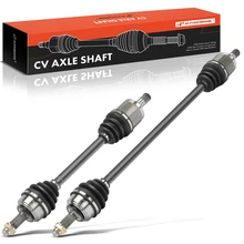1986-1989 Honda Accord 2pc CV Axle Shaft Assembly Front Driver & Passenger A-Premium APCVA3425