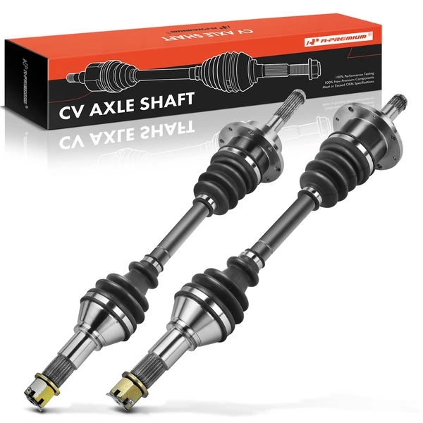 2007-2012 Can-Am Outlander Max 500 2-Pc CV Axle Shaft Assembly Front Driver & Passenger A-Premium APCVA1736