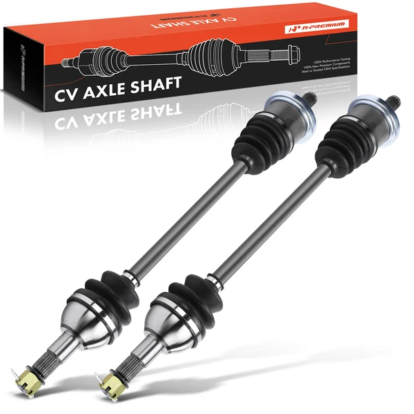 2-Pc CV Axle Shaft Assembly Rear Driver & Passenger A-Premium APCVA1776