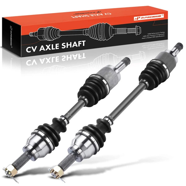 2-Pc CV Axle Shaft Assembly Front Driver & Passenger A-Premium APCVA1804