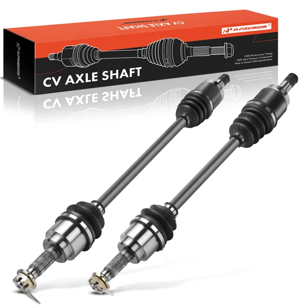 2-Pc CV Axle Shaft Assembly Rear Driver & Passenger A-Premium APCVA1823