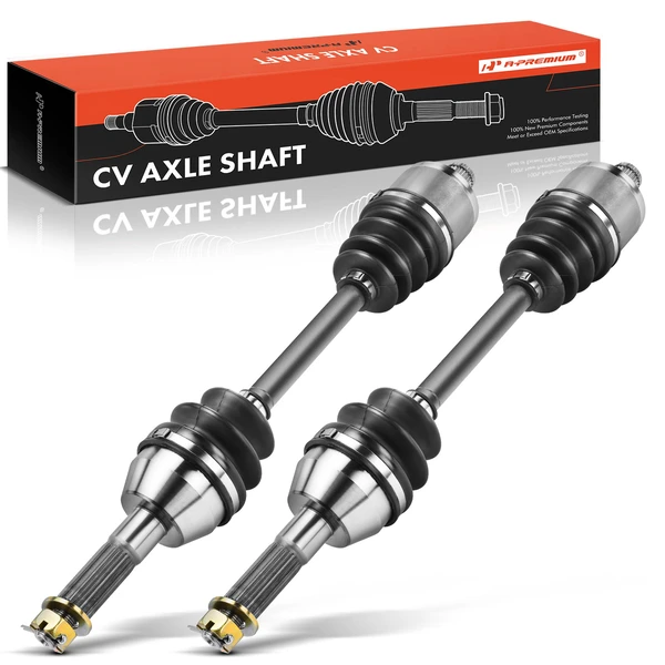 2008-2009 Polaris Sportsman X2 500 2-Pc CV Axle Shaft Assembly Rear Driver & Passenger A-Premium APCVA1972