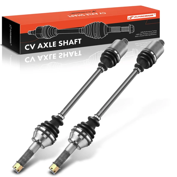 2-Pc CV Axle Shaft Assembly Rear Driver & Passenger A-Premium APCVA1996