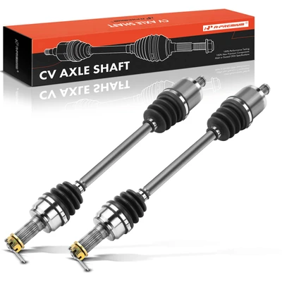 2 Pcs Front CV Axle Shaft Assembly