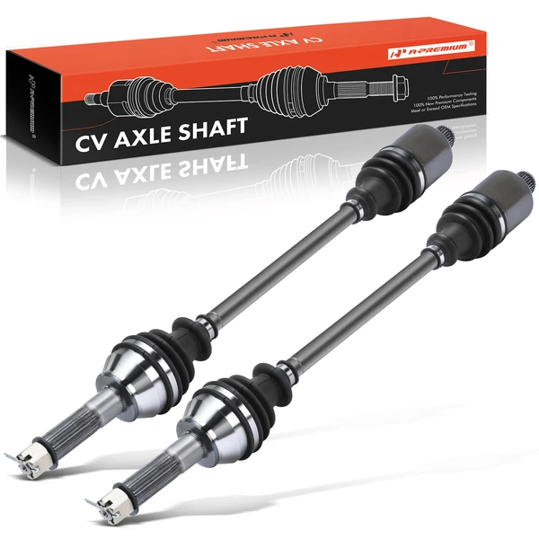 2-Pc CV Axle Shaft Assembly Rear Driver & Passenger A-Premium APCVA1946