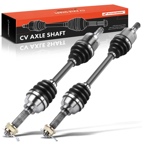 2-Pc CV Axle Shaft Assembly Front Driver & Passenger A-Premium APCVA2012