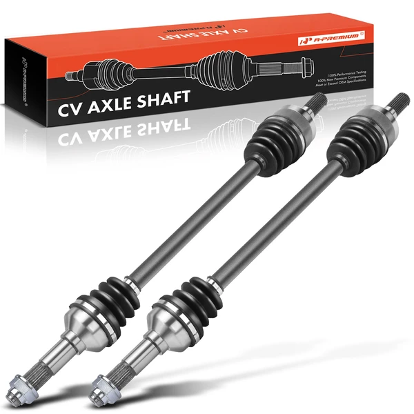 2-Pc CV Axle Shaft Assembly Rear Driver & Passenger A-Premium APCVA2072