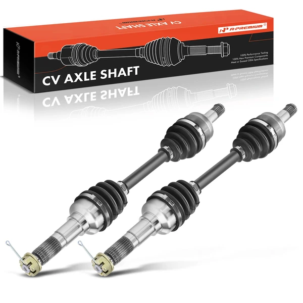 1994-2000 Yamaha Timberwolf 250 2-Pc CV Axle Shaft Assembly Front Driver & Passenger A-Premium APCVA2039