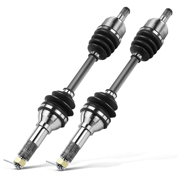 2001-2005 Yamaha Wolverine 350 2-Pc CV Axle Shaft Assembly Front Driver & Passenger A-Premium APCVA2043
