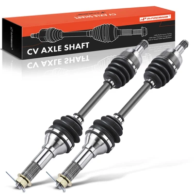 2 Pcs Front CV Axle Shaft Assembly