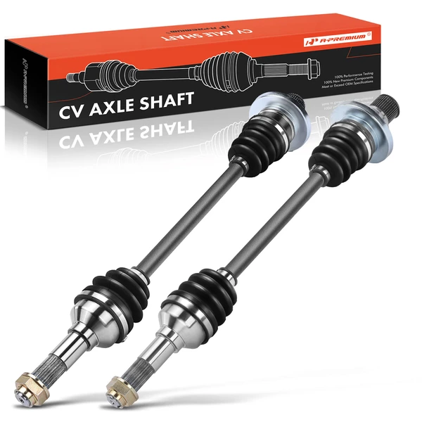 2008-2009 2011-2013 Yamaha Rhino 700 2-Pc CV Axle Shaft Assembly Rear Driver & Passenger A-Premium APCVA2062