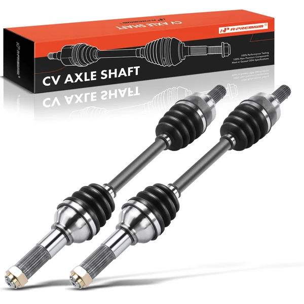 2011-2014 Yamaha Grizzly 450 2-Pc CV Axle Shaft Assembly Rear Driver & Passenger A-Premium APCVA2065