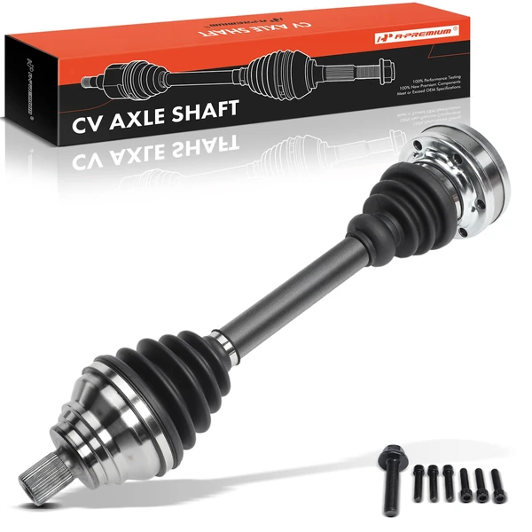 2008-2018 Audi TT Quattro 1-Pc CV Axle Assembly Front Left Driver Side A-Premium APCVA3666