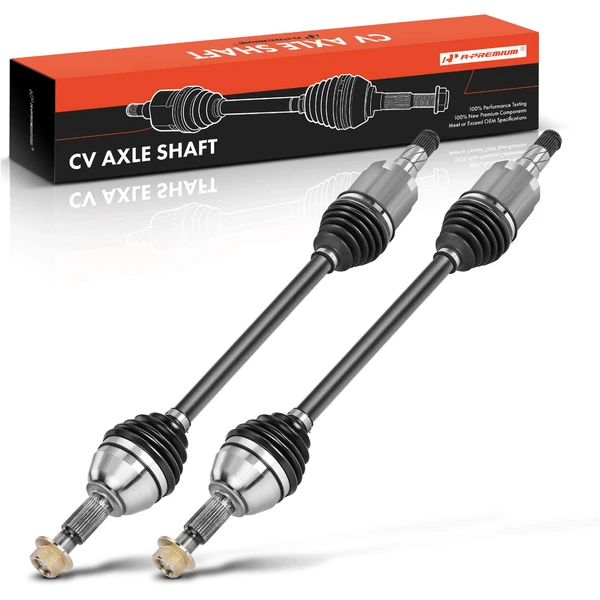2-Pc CV Axle Shaft Assembly Rear Driver & Passenger A-Premium APCVA2378
