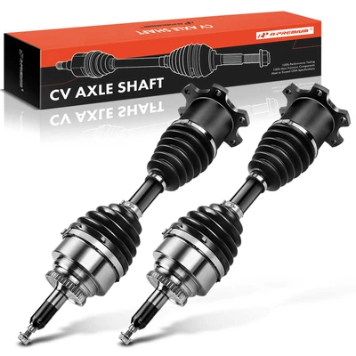 2 Pcs Front CV Axle Shaft Assembly