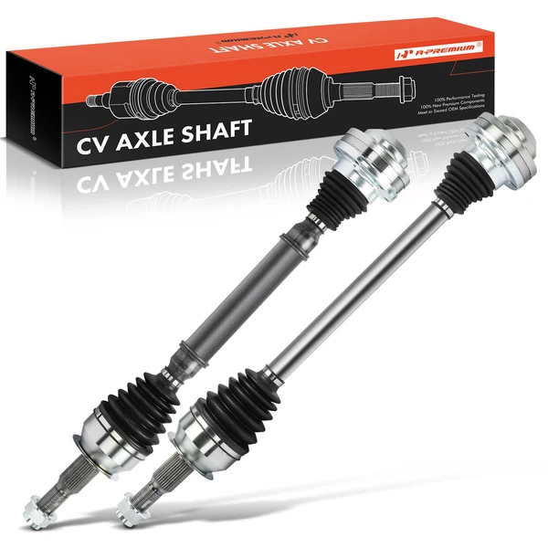 2-Pc CV Axle Shaft Assembly Rear Driver & Passenger A-Premium APCVA3362