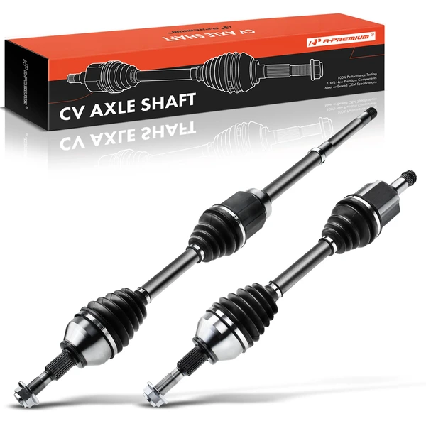 2-Pc CV Axle Shaft Assembly, Front Driver & Passenger, A-Premium APCVA1693