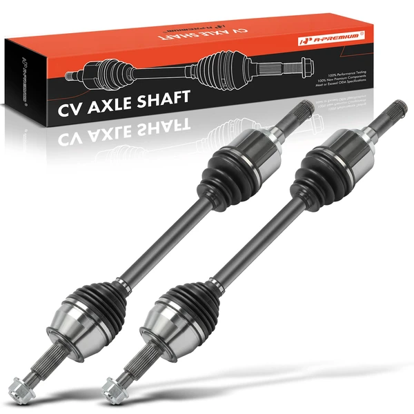 2-Pc CV Axle Shaft Assembly Rear Driver & Passenger A-Premium APCVA3322