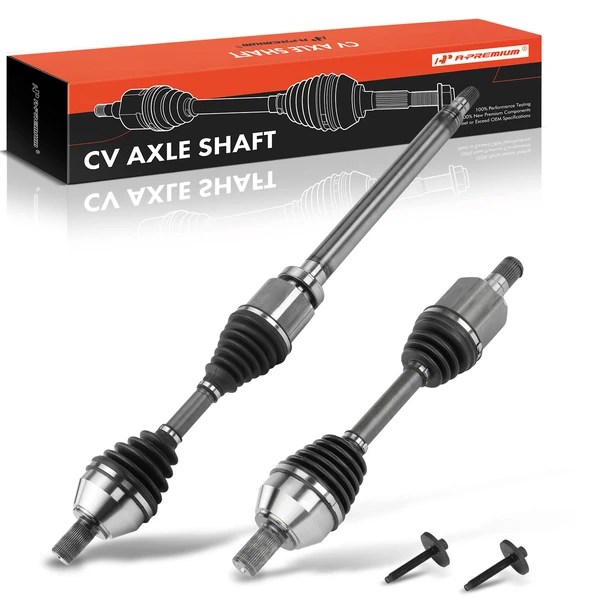 2-Pc CV Axle Shaft Assembly Front Driver & Passenger A-Premium APCVA2542