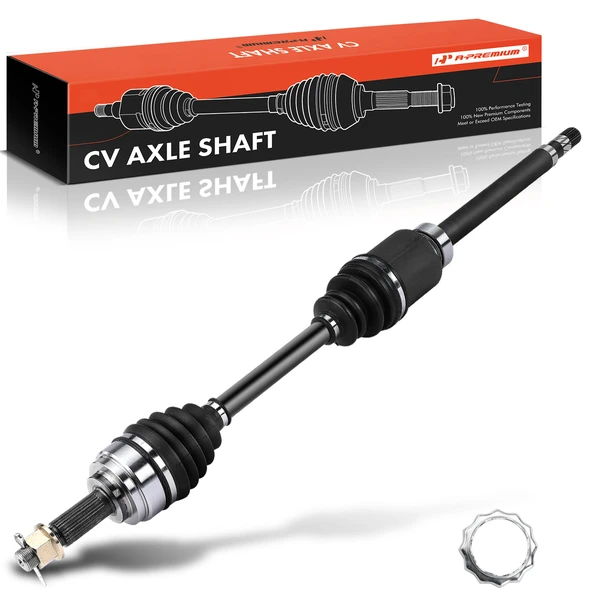 2007-2012 Nissan Sentra 1-Pc CV Axle Shaft Assembly Front Passenger Side A-Premium APCVA2257
