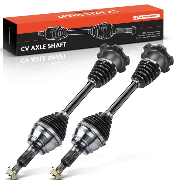 2007-2018 GMC Yukon 2-Pc CV Axle Shaft Assembly Front Driver & Passenger A-Premium APCVA1515