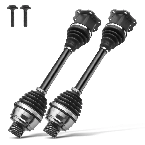 2019-2020 Audi Q8 2-Pc CV Axle Shaft Assembly Front Driver & Passenger A-Premium APCVA2356