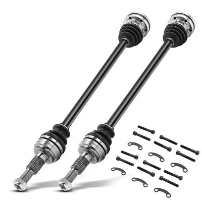2 Pcs Front CV Axle Shaft Assembly