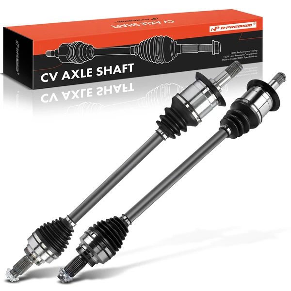2-Pc CV Axle Shaft Assembly Rear Driver & Passenger A-Premium APCVA3370