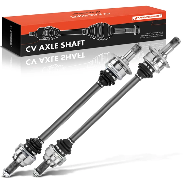 2-Pc CV Axle Shaft Assembly Rear Driver & Passenger A-Premium APCVA3371