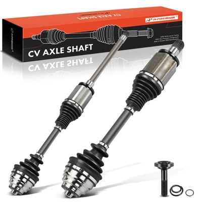 2 Pcs Front CV Axle Assembly