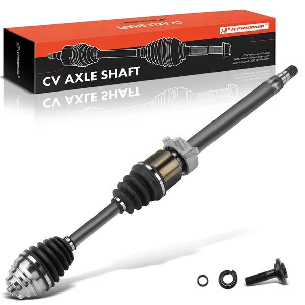 2017-2019 Mini Cooper Countryman 1-Pc CV Axle Shaft Assembly Front Passenger Side A-Premium APCVA3211