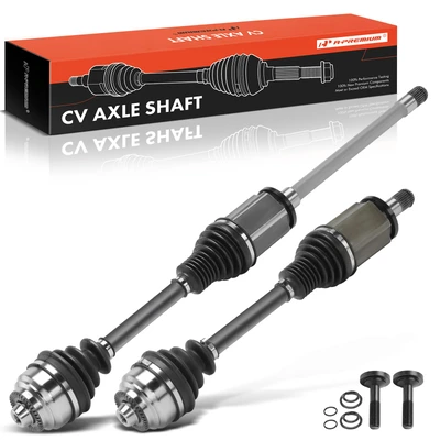 2 Pcs Front CV Axle Assembly