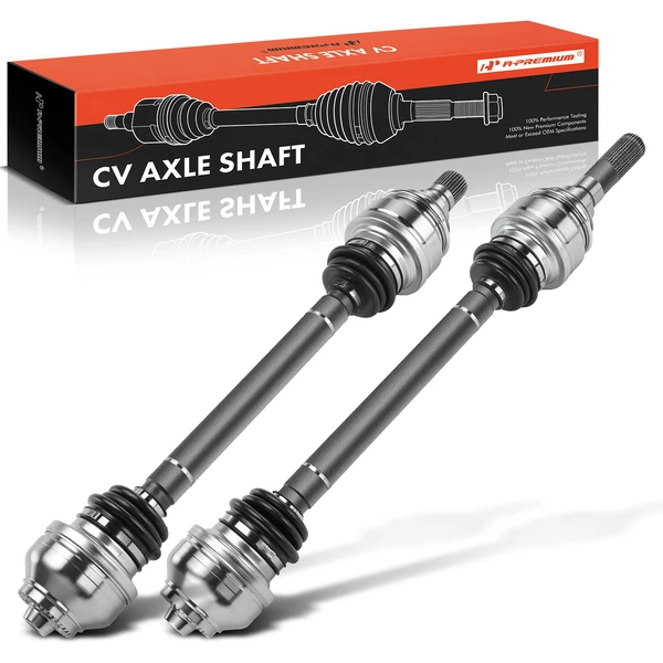 2-Pc CV Axle Shaft Assembly Rear Driver & Passenger A-Premium APCVA3374