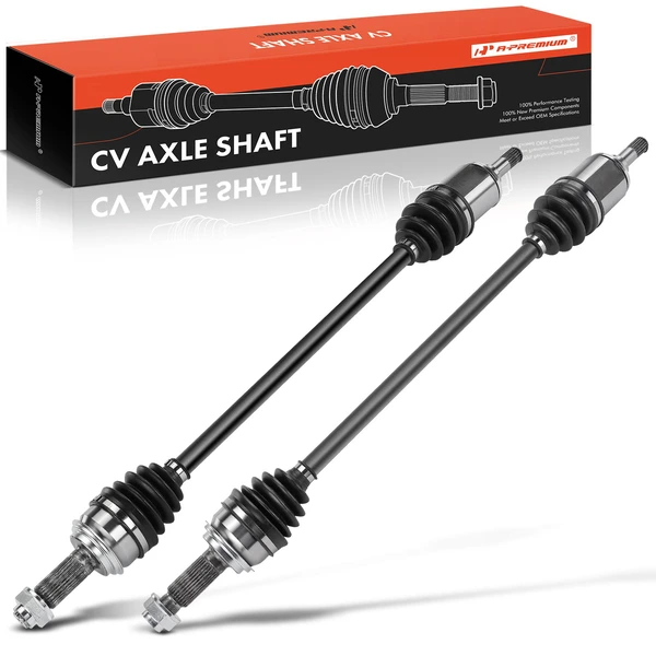 2-Pc CV Axle Shaft Assembly Rear Driver & Passenger A-Premium APCVA3432