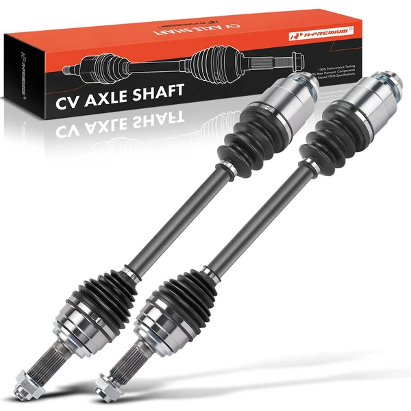 2-Pc CV Axle Shaft Assembly Rear Driver & Passenger A-Premium APCVA3336
