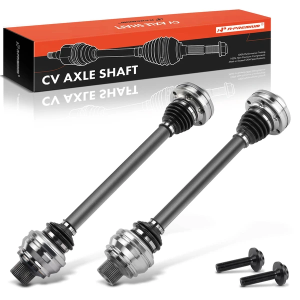 2013-2016 Audi S4 2-Pc CV Axle Shaft Assembly Rear Passenger A-Premium APCVA3324