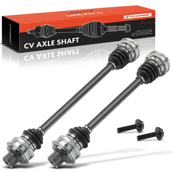 2-Pc CV Axle Shaft Assembly Rear Driver & Passenger A-Premium APCVA3325