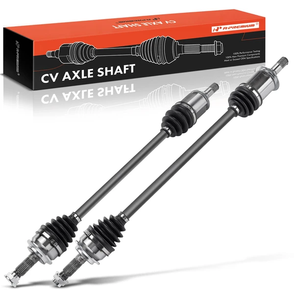2-Pc CV Axle Shaft Assembly Rear Driver & Passenger A-Premium APCVA3375