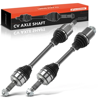 2 Pcs Front CV Axle Assembly