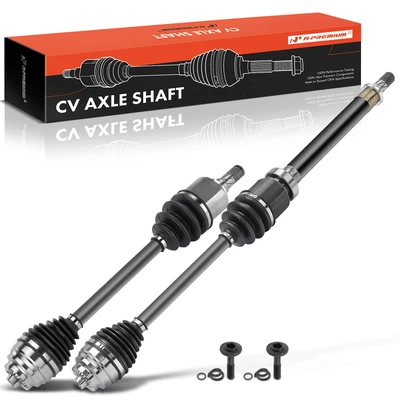 2 Pcs Front CV Axle Assembly