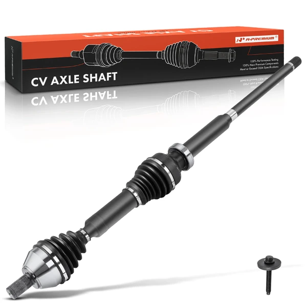 2008-2016 Volvo XC70 1-Pc CV Axle Shaft Assembly Front Passenger Side A-Premium APCVA2299
