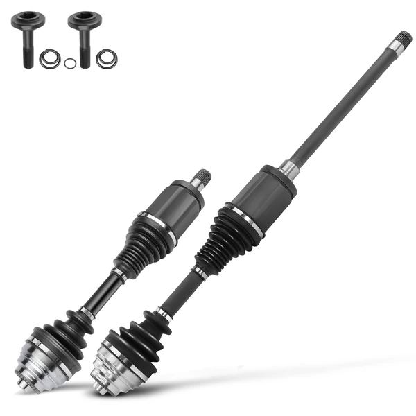 2-Pc CV Axle Shaft Assembly Front Driver & Passenger A-Premium APCVA2363