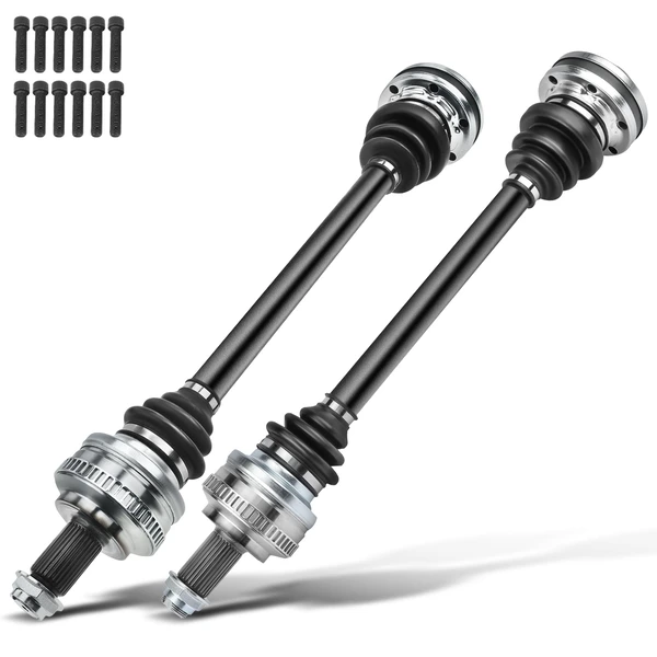 2-Pc CV Axle Shaft Assembly Rear Driver & Passenger A-Premium APCVA2358