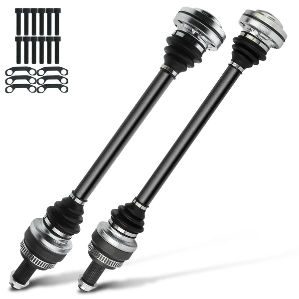 2-Pc CV Axle Shaft Assembly Rear Driver & Passenger A-Premium APCVA2364