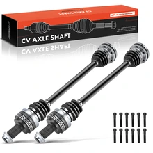2004-2006 BMW X3 2pc CV Axle Shaft Assembly Rear Driver & Passenger A-Premium APCVA2121