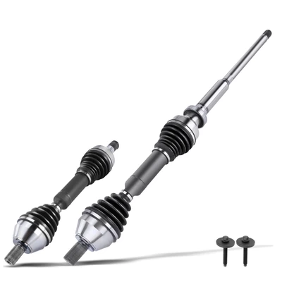 2 Pcs Front CV Axle Shaft Assembly